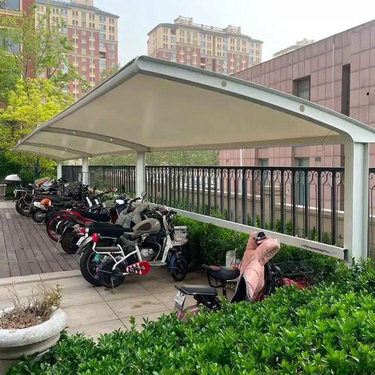 金乡县膜结构电动车棚